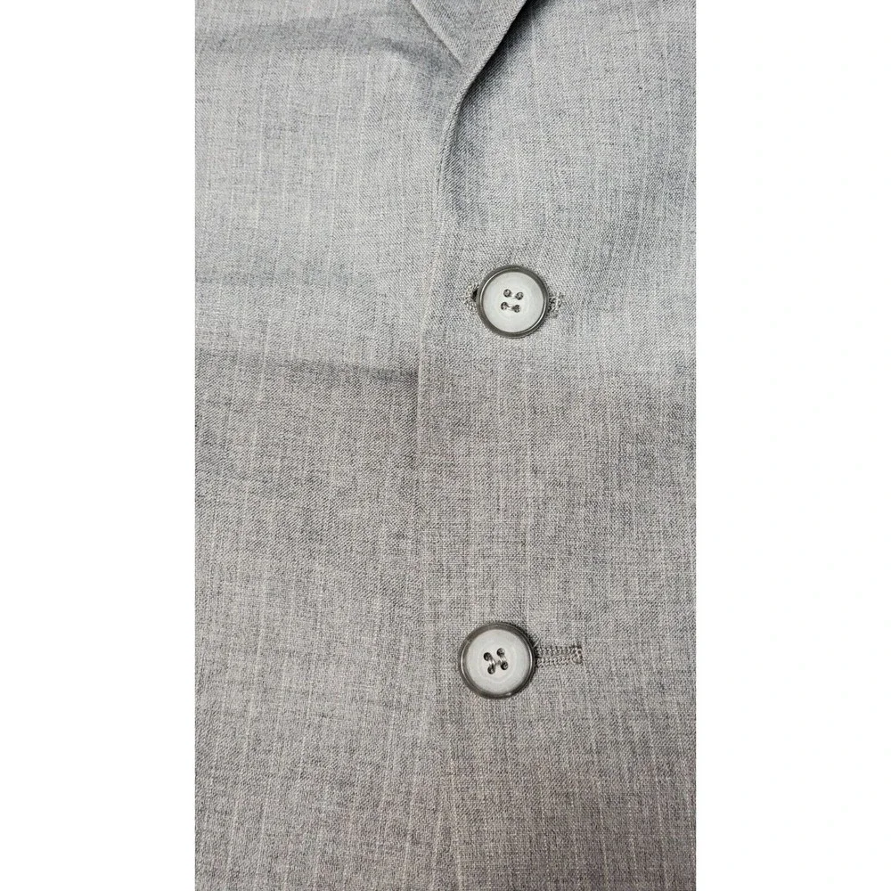 Yves Saint Laurent YSL Made in France Vintage Wool‎ Jacket in Gray Size 39 R
